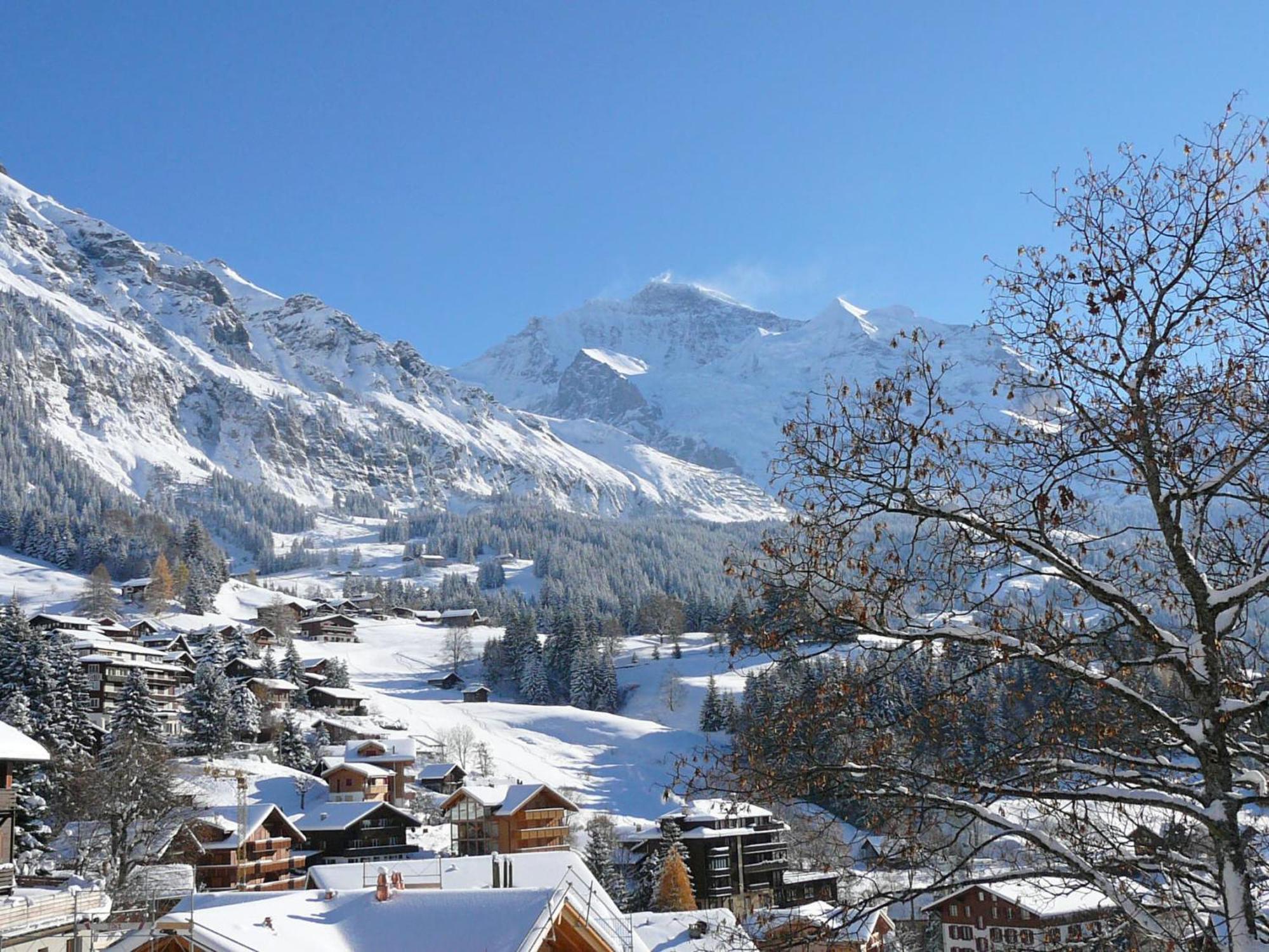 Chalet Zwärgli Wengen Esterno foto