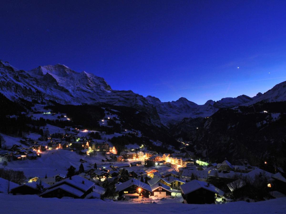 Chalet Zwärgli Wengen Esterno foto