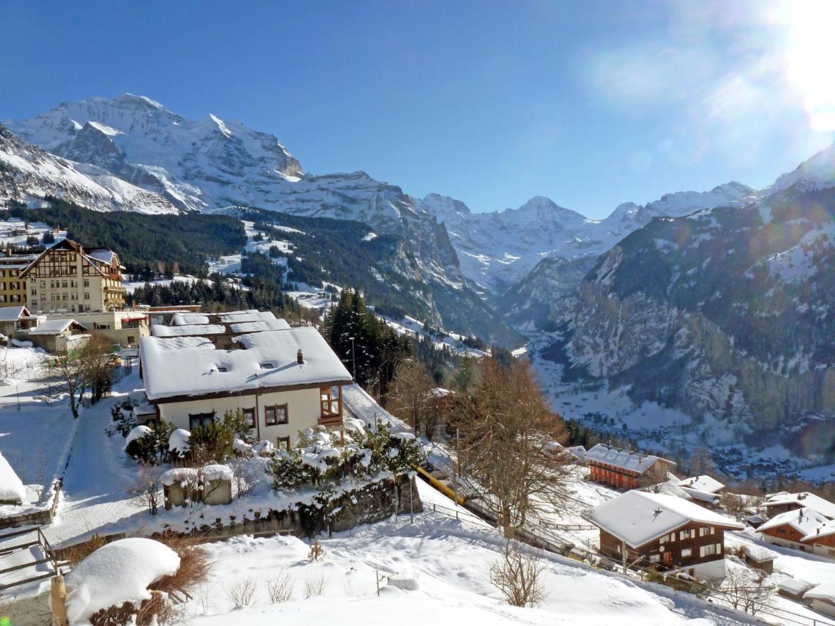Chalet Zwärgli Wengen Esterno foto